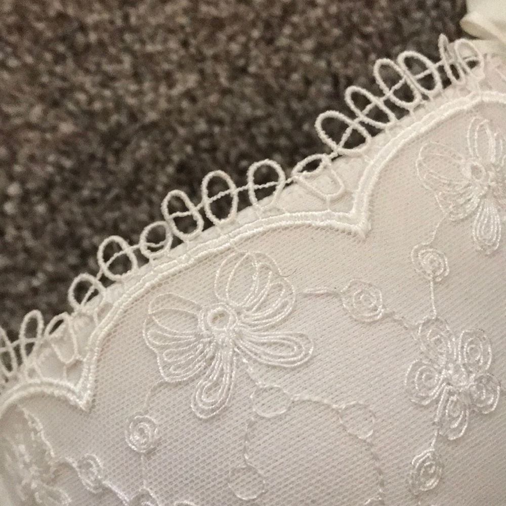 Cream Lace push up Bra